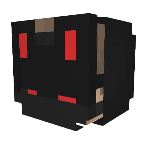 KingYoshii Minecraft avatar head, 3D render