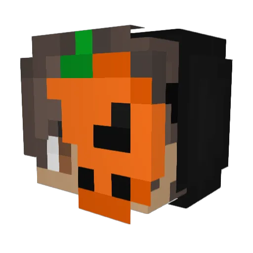 KingZelos Minecraft avatar head, 3D render