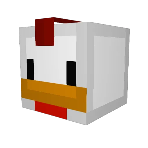 King_AL99 Minecraft avatar head, 3D render