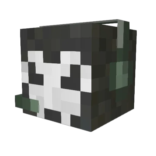 King_A_23 Minecraft avatar head, 3D render