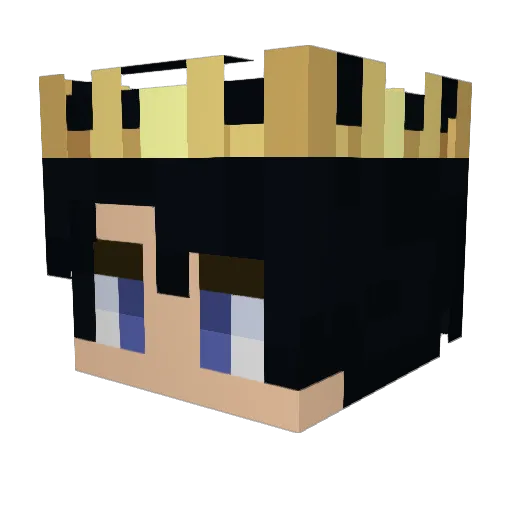 King_Astraeus Minecraft avatar head, 3D render