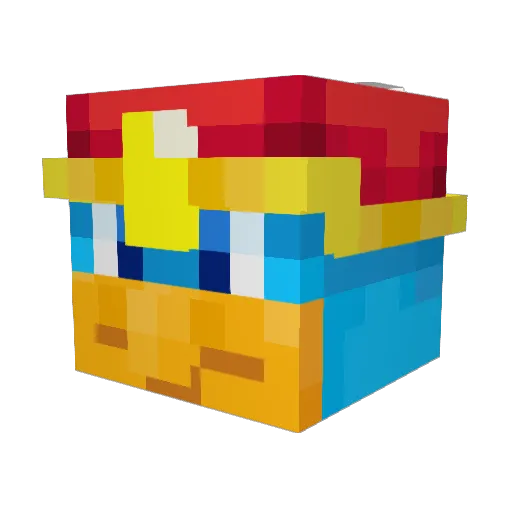 King_Bahn Minecraft avatar head, 3D render