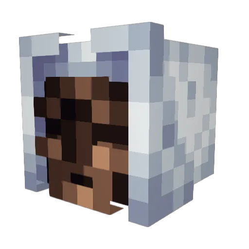 King_BaldwinIV Minecraft avatar head, 3D render