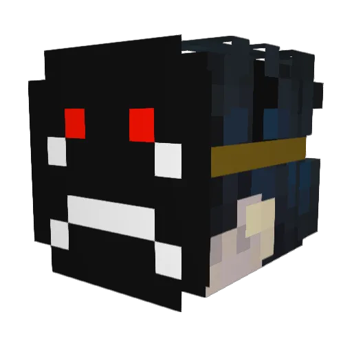 King_BoB_The_I Minecraft avatar head, 3D render