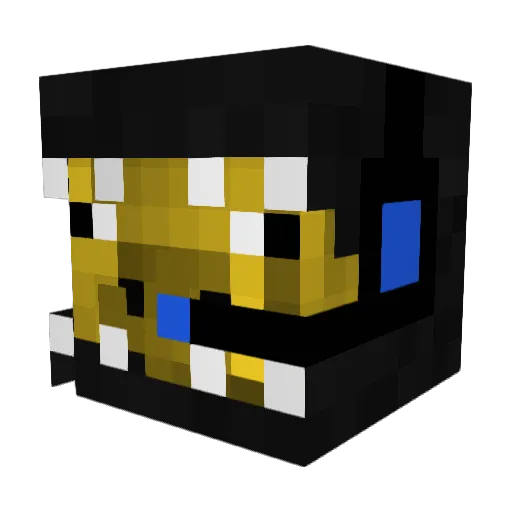 King_Builder1 Minecraft avatar head, 3D render