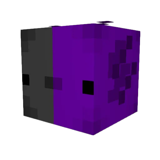 King_Caca Minecraft avatar head, 3D render