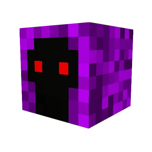 King_Chadoms Minecraft avatar head, 3D render