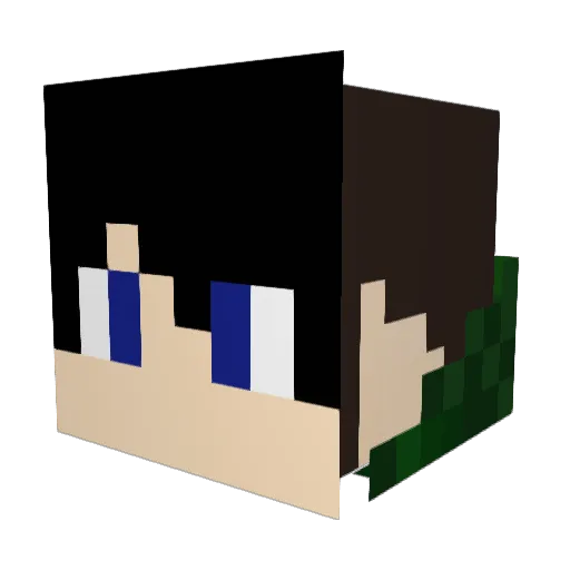 King_Chul Minecraft avatar head, 3D render