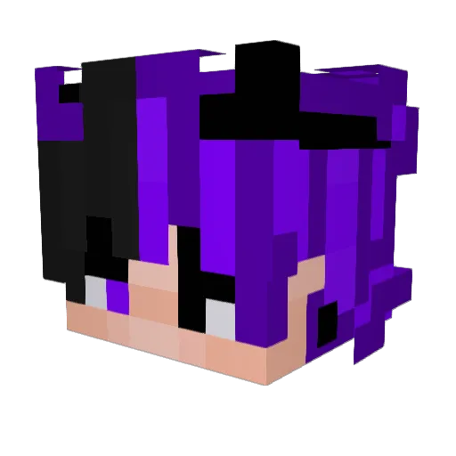 King_Clay15 Minecraft avatar head, 3D render