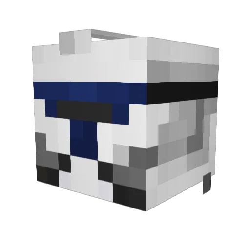 King_Clyde Minecraft avatar head, 3D render