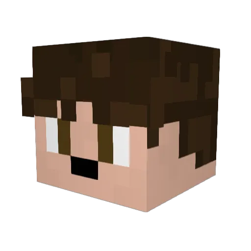 King_Creepr Minecraft avatar head, 3D render