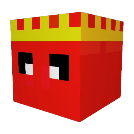 King_Domi240 Minecraft avatar head, 3D render