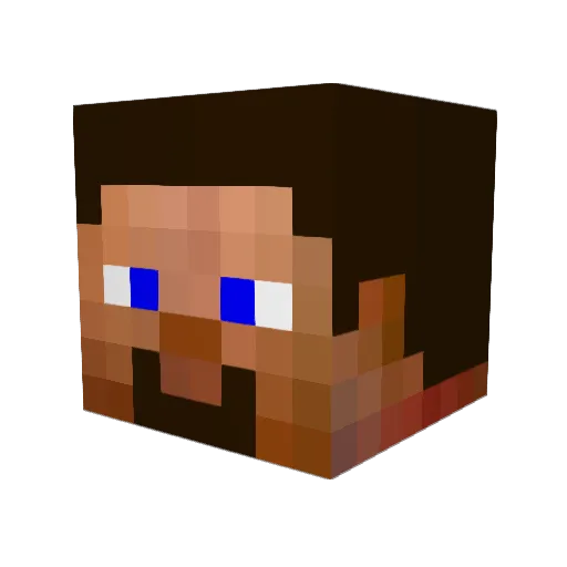 King_Donut44 Minecraft avatar head, 3D render