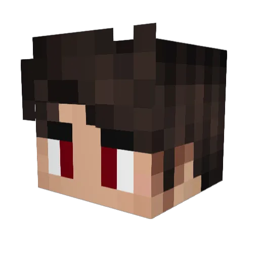 King_Dooie Minecraft avatar head, 3D render