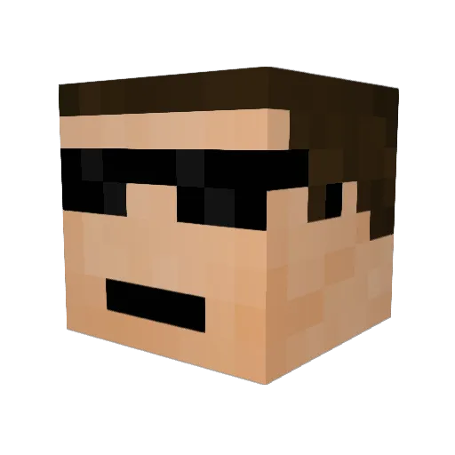 King_Doom Minecraft avatar head, 3D render