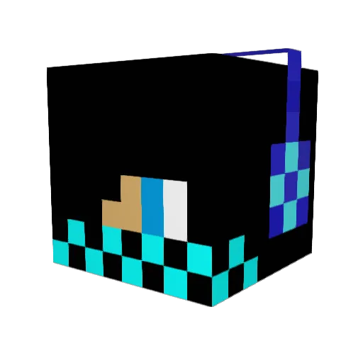 King_El55 Minecraft avatar head, 3D render