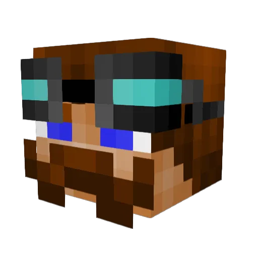 King_Elissar Minecraft avatar head, 3D render