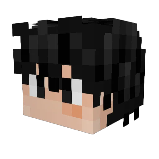 King_FK_Kong Minecraft avatar head, 3D render