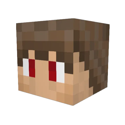 King_Freak36 Minecraft avatar head, 3D render