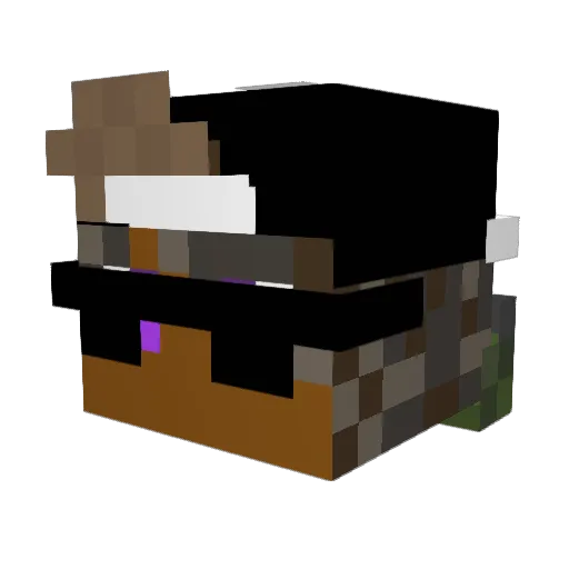 King_GQ Minecraft avatar head, 3D render