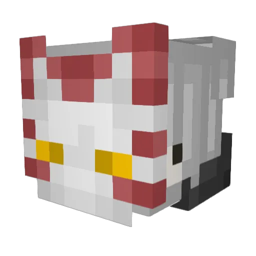 King_Jake Minecraft avatar head, 3D render