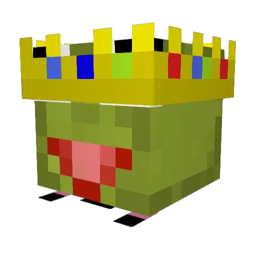 King_Karmet Minecraft avatar head, 3D render