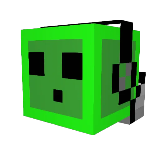 King_Koal Minecraft avatar head, 3D render