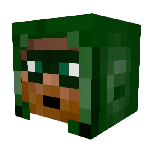 King_Kyro Minecraft avatar head, 3D render