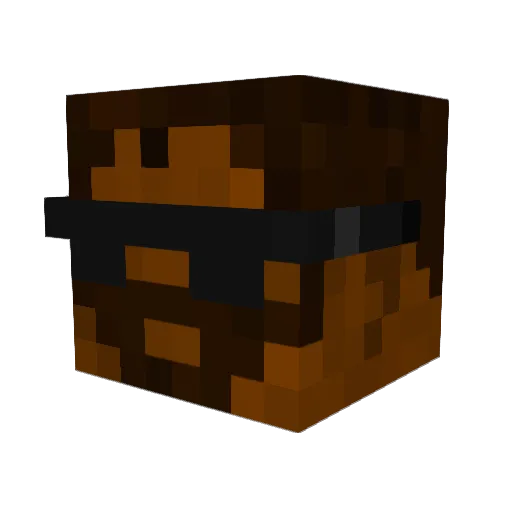 King_Maxi95 Minecraft avatar head, 3D render