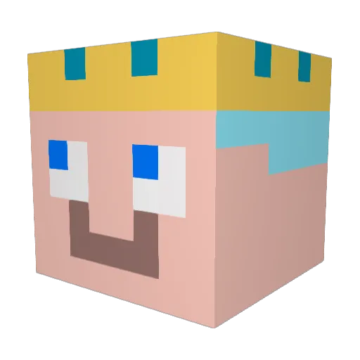 King_Mockingjay Minecraft avatar head, 3D render