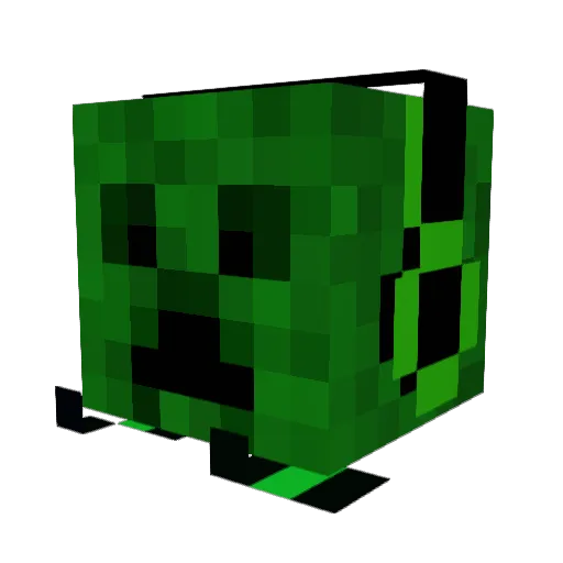 King_NA Minecraft avatar head, 3D render