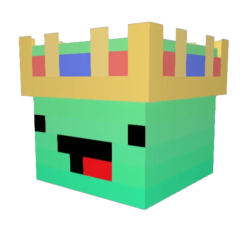 King_Nikolai Minecraft avatar head, 3D render