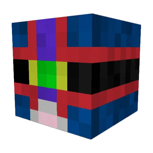 King_Odysseus Minecraft avatar head, 3D render
