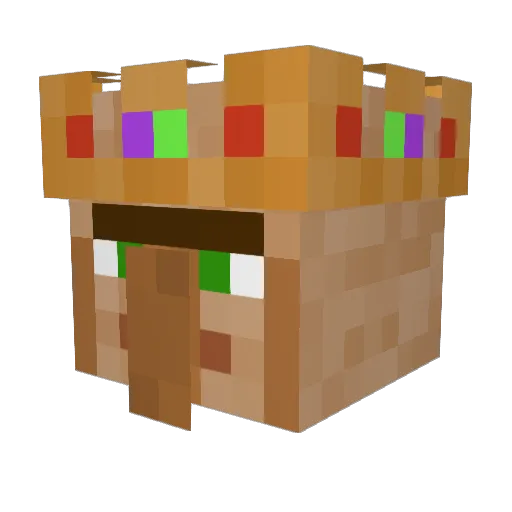 King_OfThe_Ducks Minecraft avatar head, 3D render