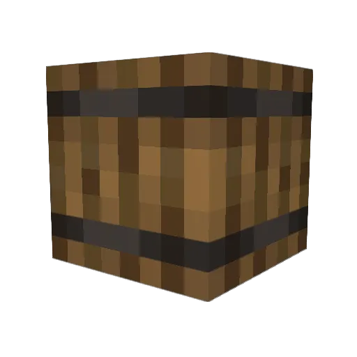 King_Of_Barrels Minecraft avatar head, 3D render