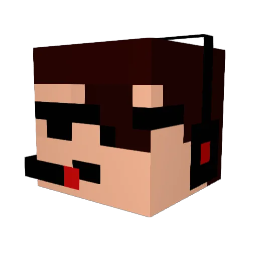King_Overlord Minecraft avatar head, 3D render