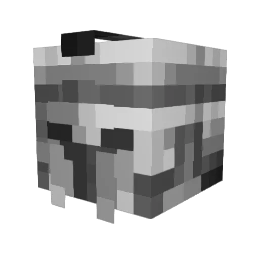 King_R0N Minecraft avatar head, 3D render