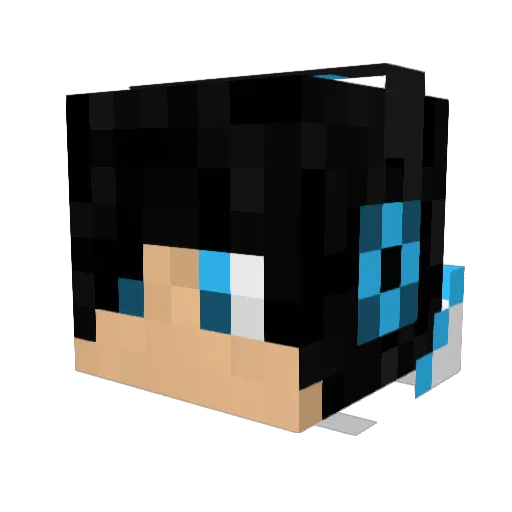 King_Shunt Minecraft avatar head, 3D render
