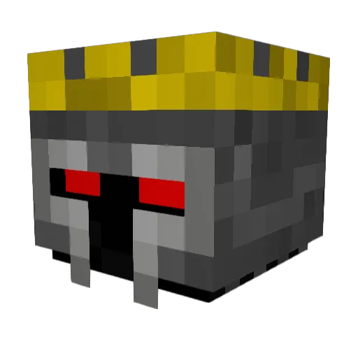 King_Spades Minecraft avatar head, 3D render