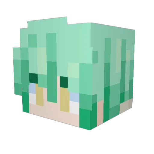 King_Talion Minecraft avatar head, 3D render