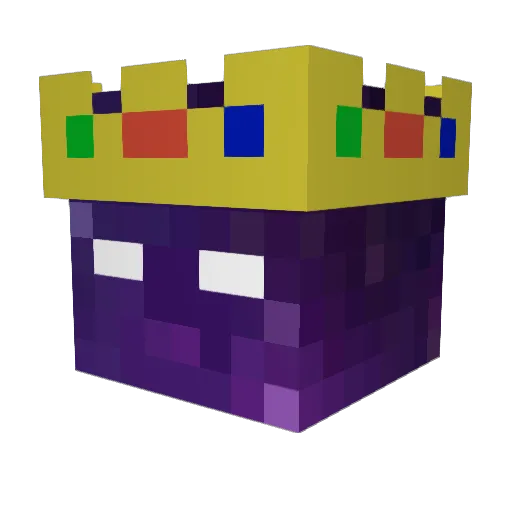 King_Universe Minecraft avatar head, 3D render