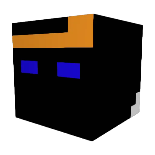 King_Wolfer Minecraft avatar head, 3D render