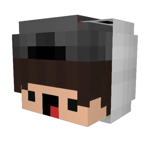 King_Yaseen Minecraft avatar head, 3D render
