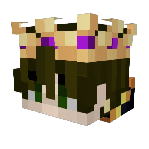 King__Scar Minecraft avatar head, 3D render