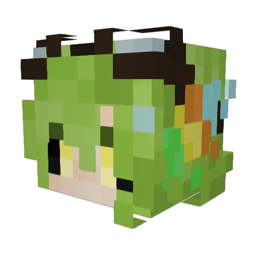 King__Spoon Minecraft avatar head, 3D render