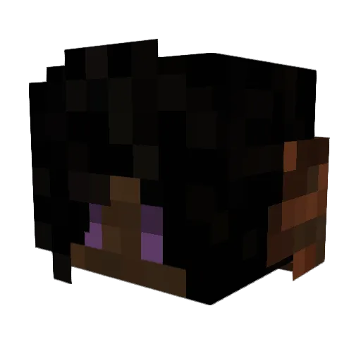 King_ofEnd Minecraft avatar head, 3D render