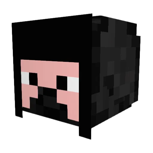 King_of_Aces_16 Minecraft avatar head, 3D render