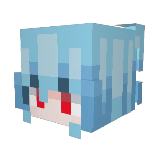 King_of_Avanger Minecraft avatar head, 3D render