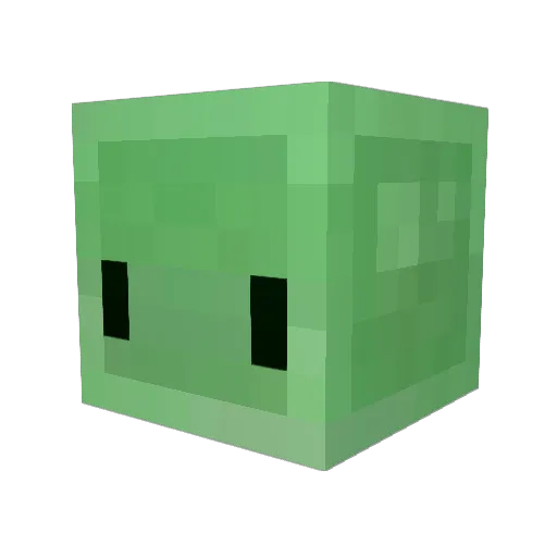 King_of_Slime Minecraft avatar head, 3D render