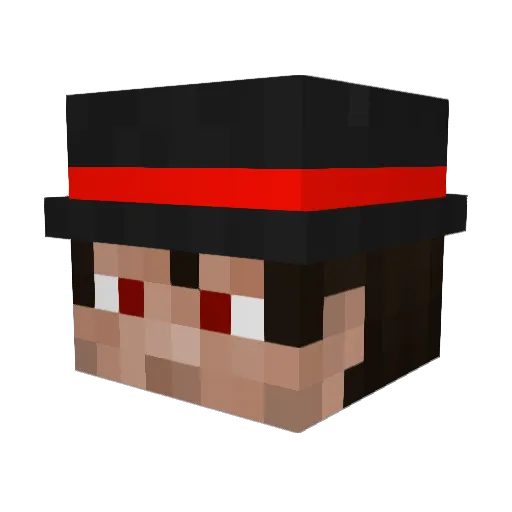 King_of_Tire Minecraft avatar head, 3D render